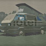 Hotel, 2009 Oil and omnicrom marker / Canvas. 230 x 200 cm.