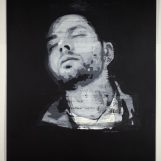 Closed Eyes I-XXVI, 2017. Acrilyc Paint on wood. 39,3 x 31,8 inches (102 x 81cm)