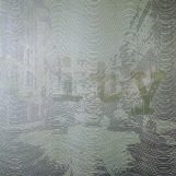 City, 1999. Oil and omnicrom marker/wood. 94,5x87,7 inchs.