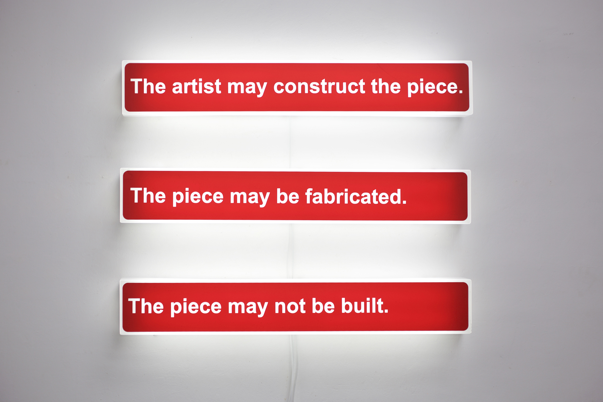 A place for Lawrence Weiner, 2016,