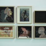 Views of New York, 2018. White tempera on paper and laser cut/maps of New York. 6 units of variable measures.