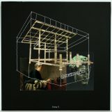 Utopias Essays, 2018. White tempera on black cardboard and laser cutting/Images of Art History. 50x50cm.