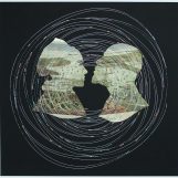 Views of New York, 2018. White tempera on paper and laser cut/maps of New York. Variable measures.