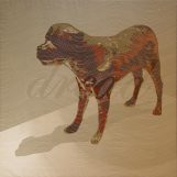 Dread, 2005. Oil and omnicrom marker/canvas. 87,7x87,7 inchs.