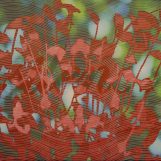 Silence, 2006. Oil and omnicrom marker/canvas. 47,2x63 inchs.