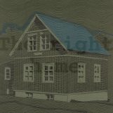 The right home, 2003. Oil and omnicrom marker/wood. 87,7x94,5 inchs.