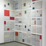 Overview of Front Pages & Headlines Series, 2024. 230x240cm.