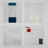 Glitter, Yellow, Strange Land & Nightmare, 2024. Front Pages & Headlines Series. 31x28,5cm. Each.